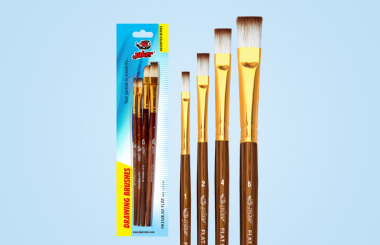 Flat Color Brush Pack of 4
